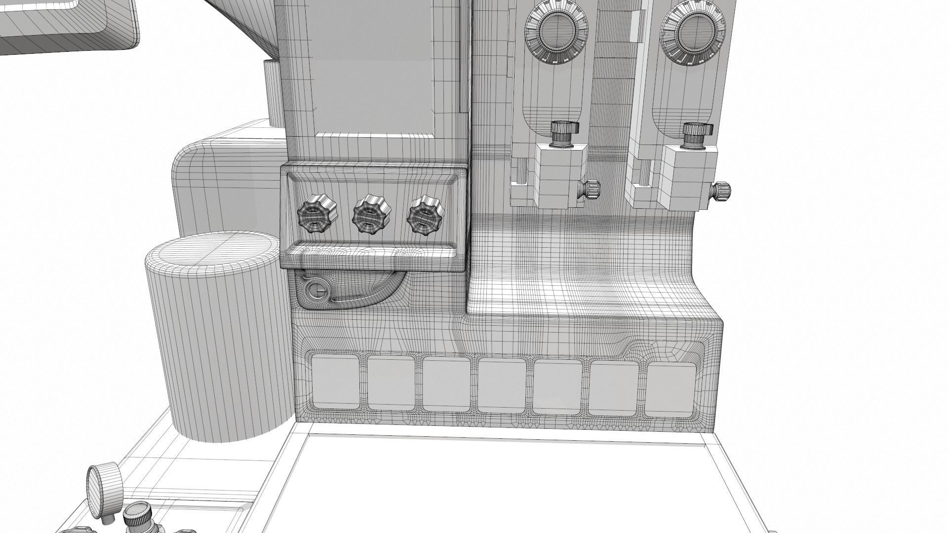 Medical anesthesia machine Sirius 3D model_30