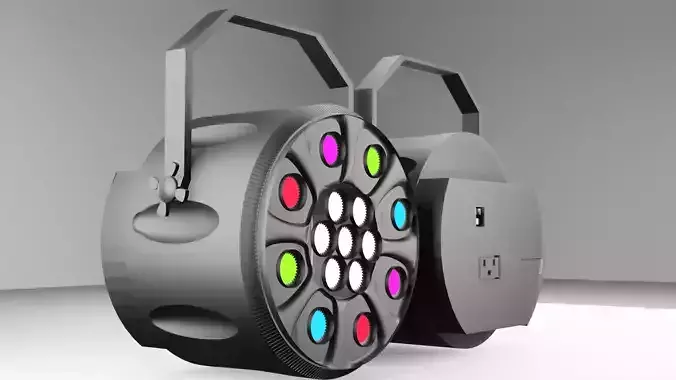 STAGE LIGHT COLOR 3D MODEL