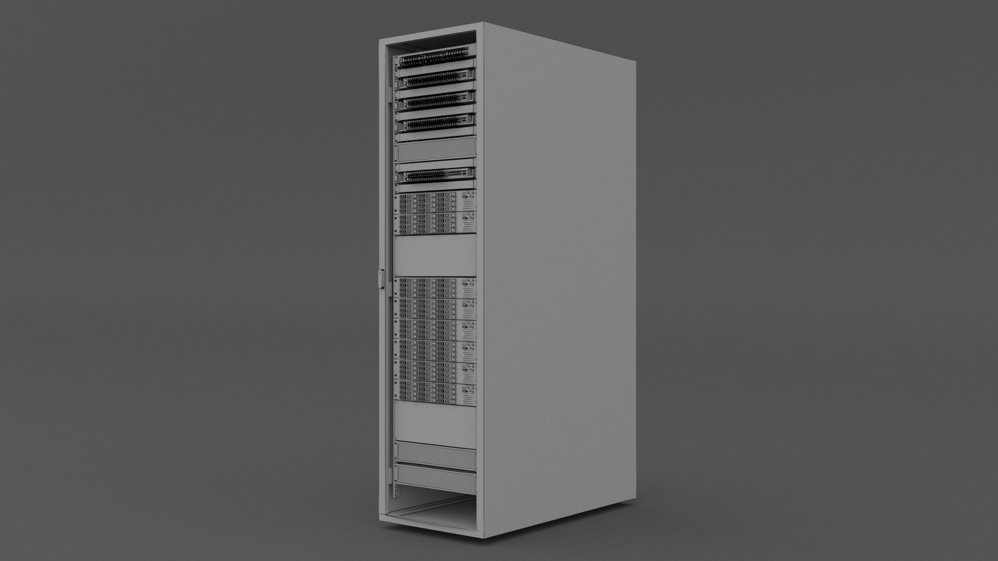 Server Rack 3D model_8