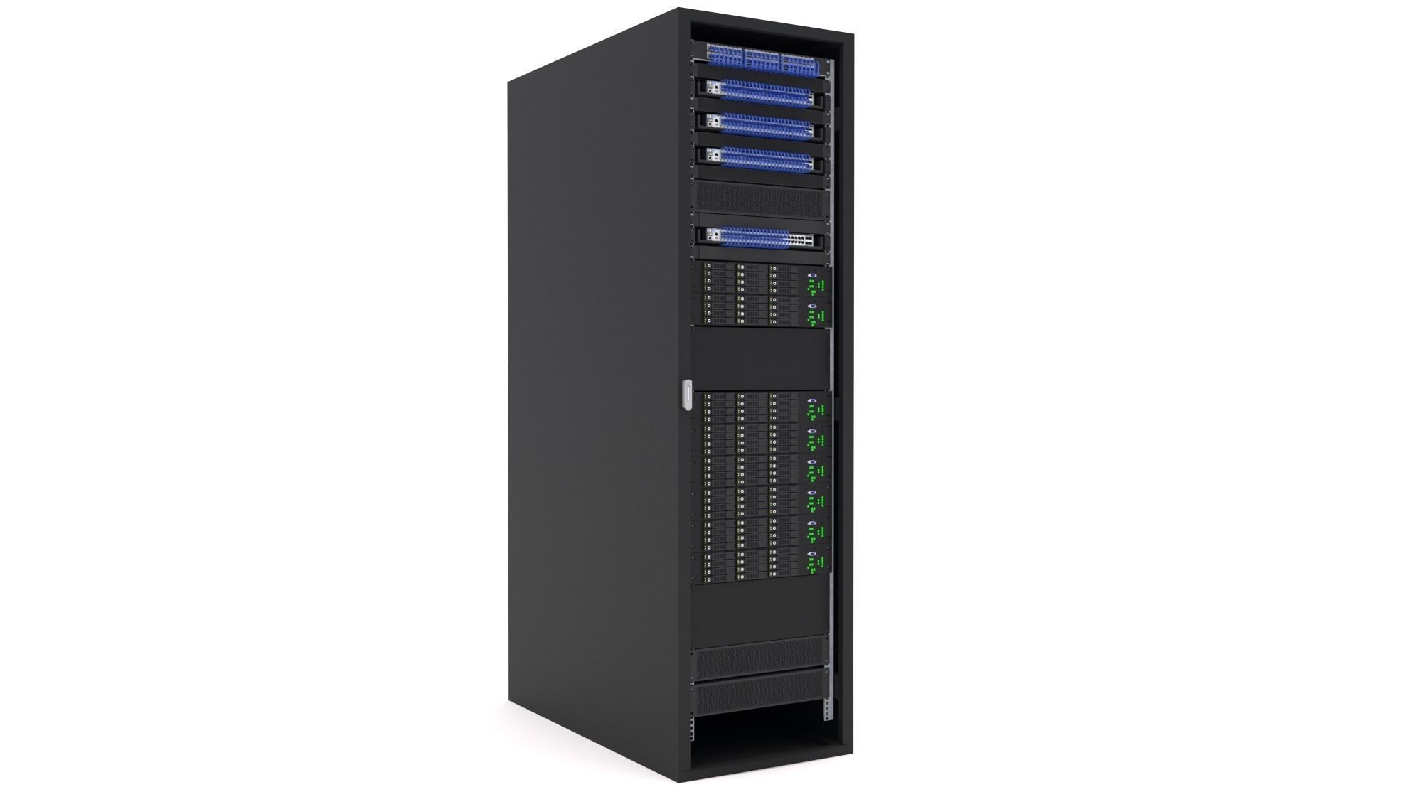 Server Rack 3D model_2