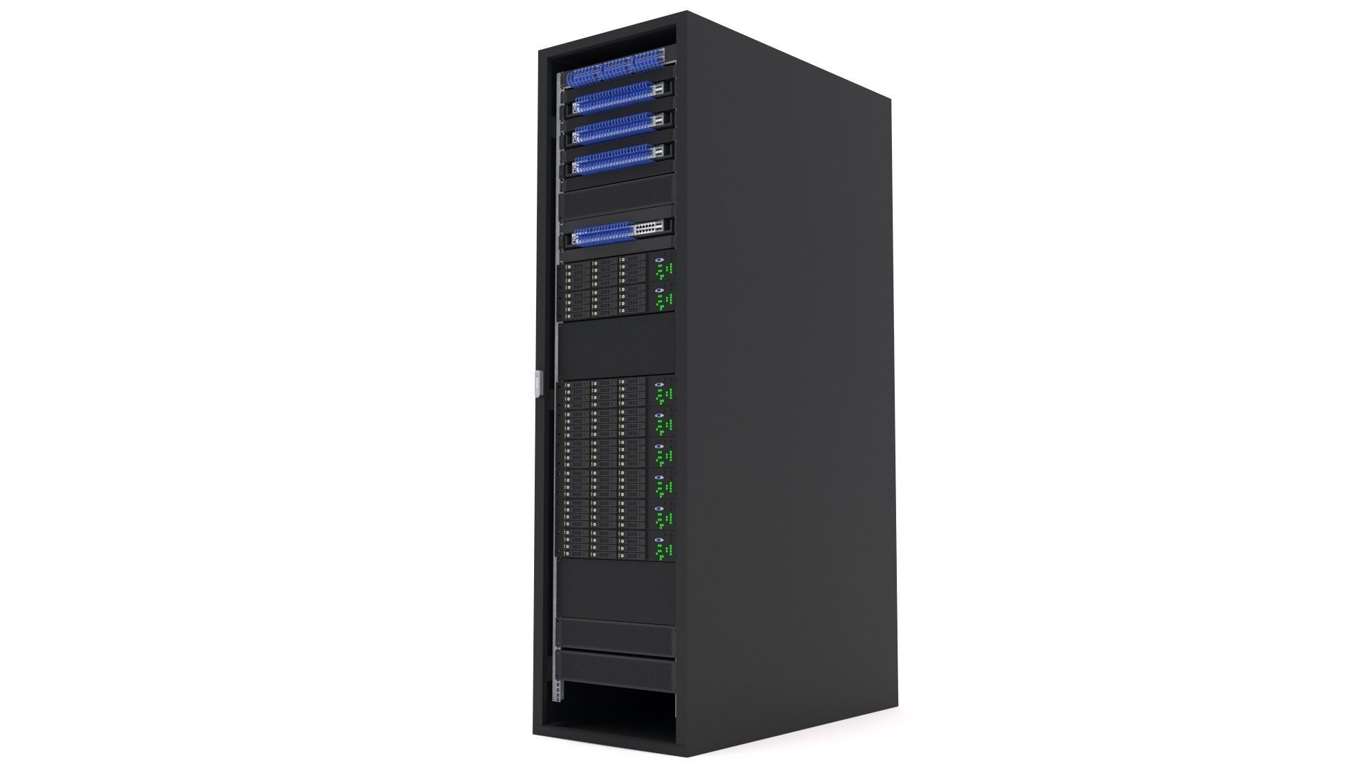 Server Rack 3D model_3