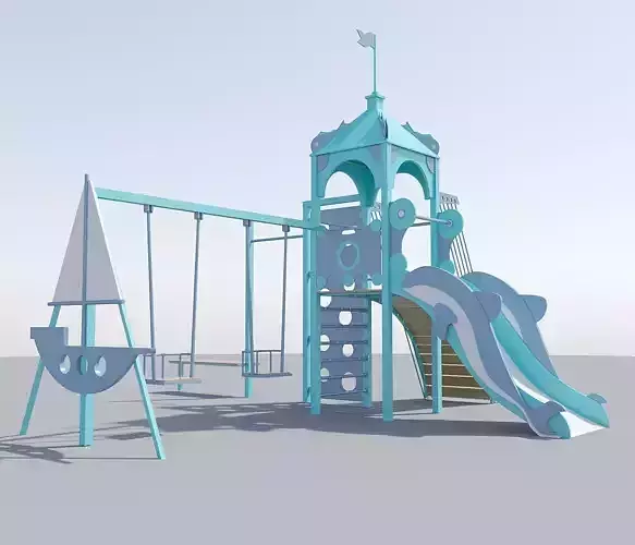 Children sea  playground