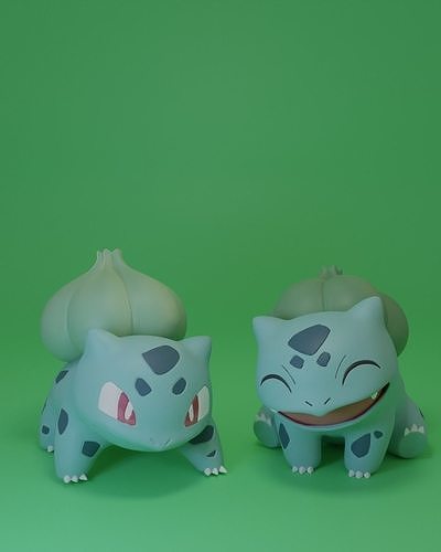 Pokemon - Bulbasaur with 2 poses 3D print model