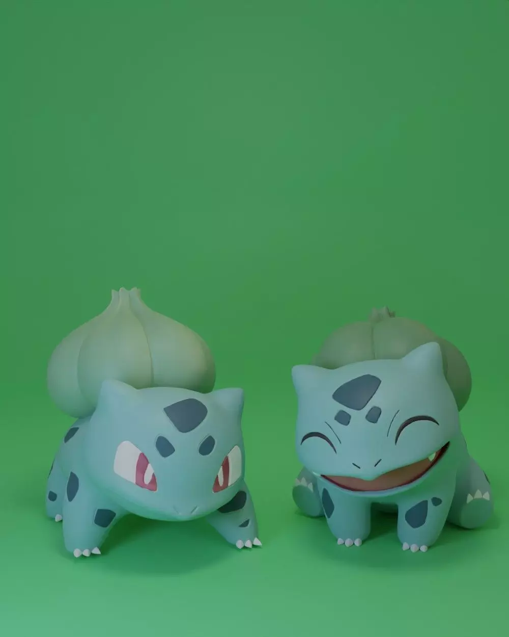 Pokemon - Bulbasaur with 2 poses 3D print model_0