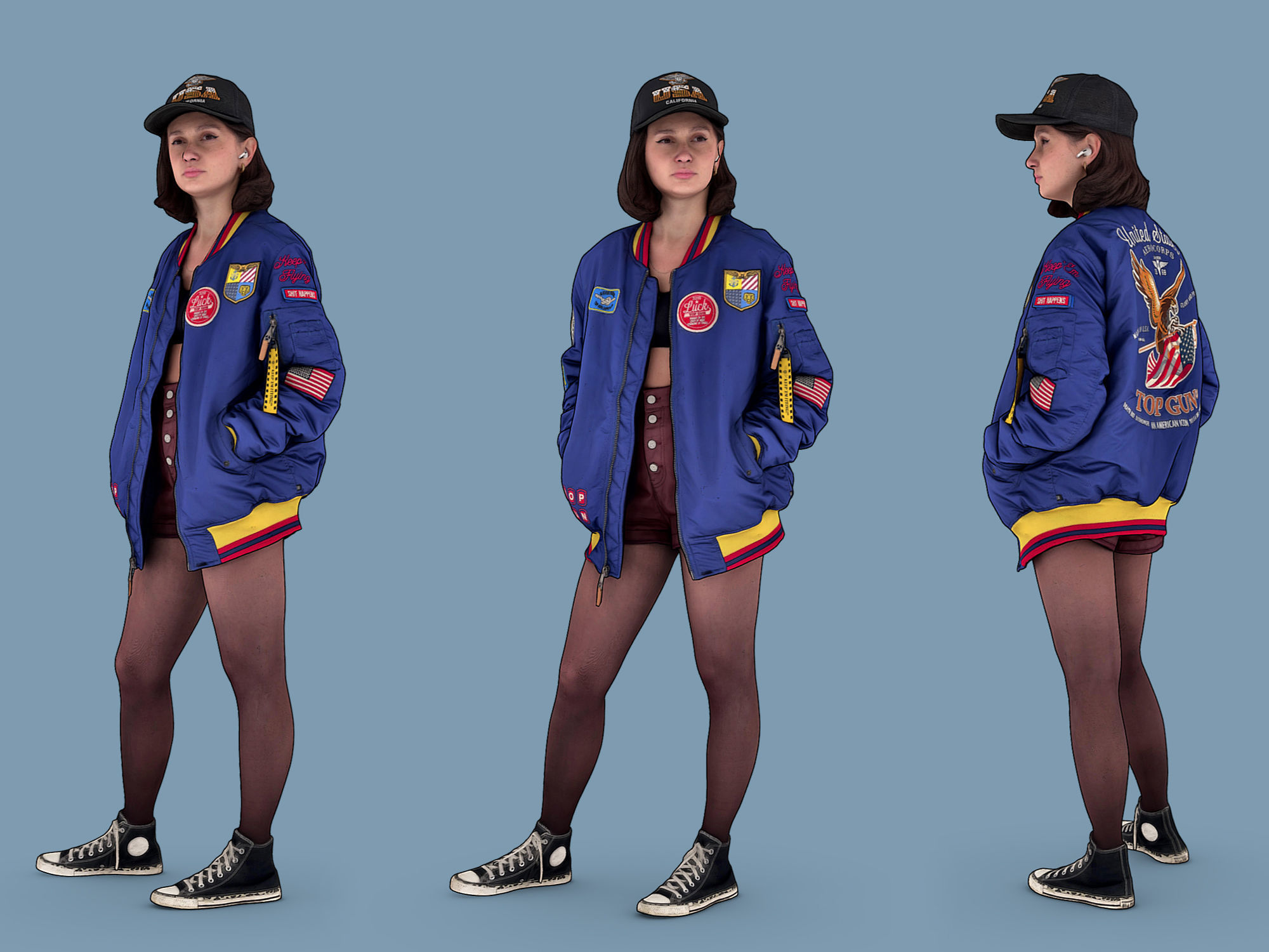 Cheeky Girl 3D model_1
