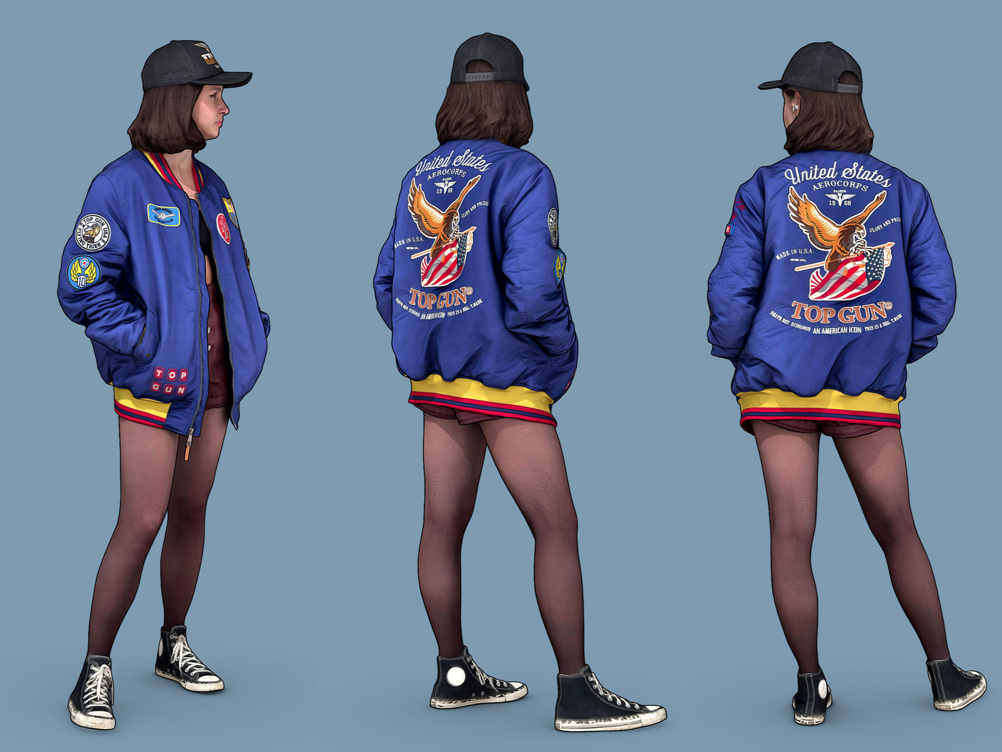 Cheeky Girl 3D model_3