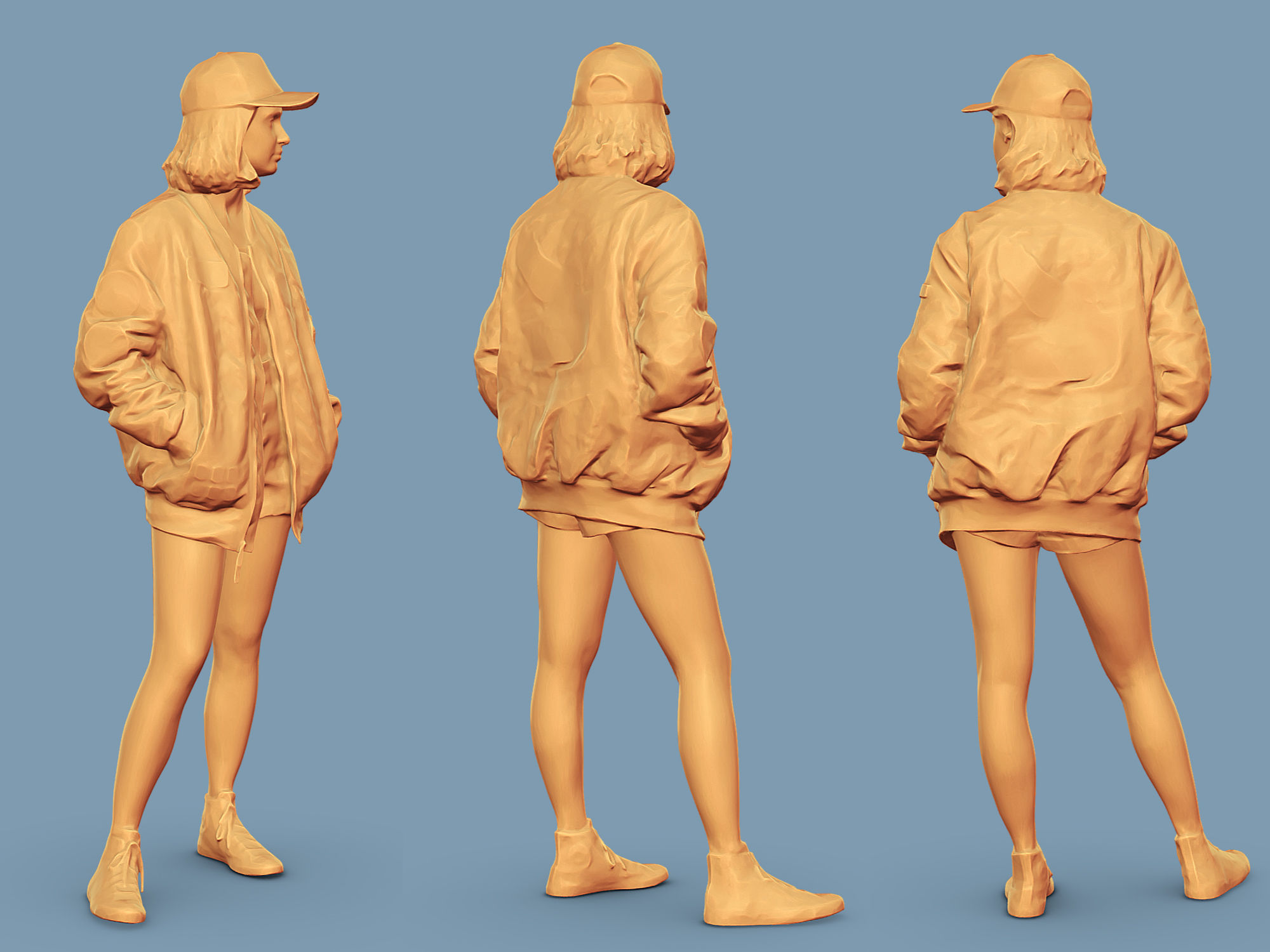 Cheeky Girl 3D model_5