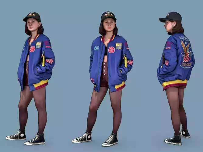 Cheeky Girl 3D model