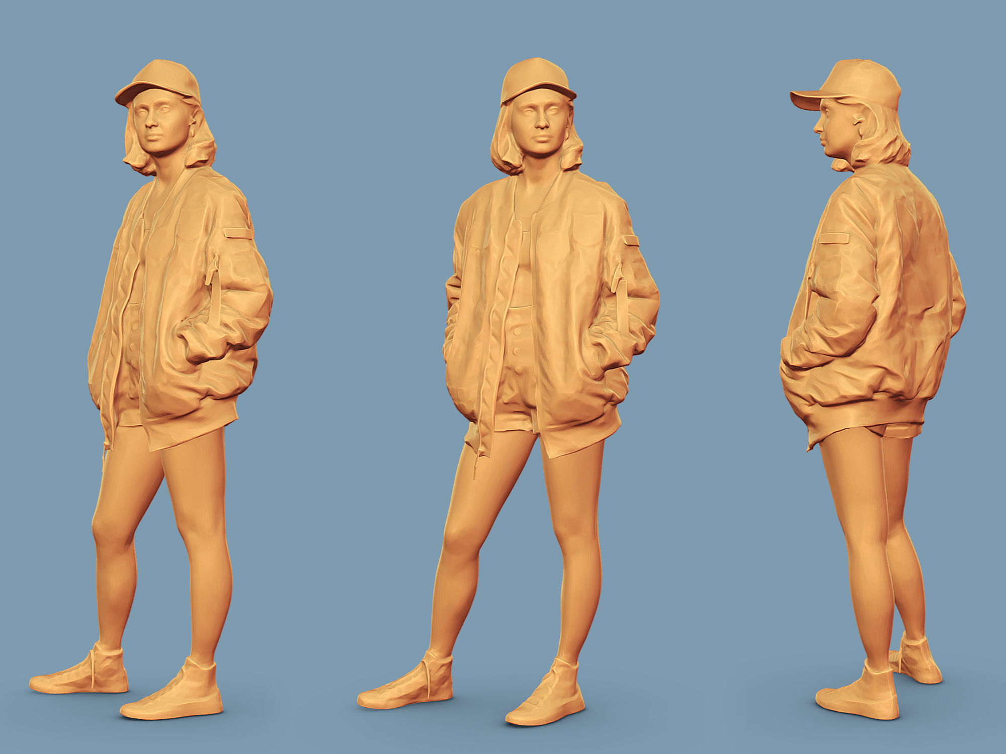 Cheeky Girl 3D model_2