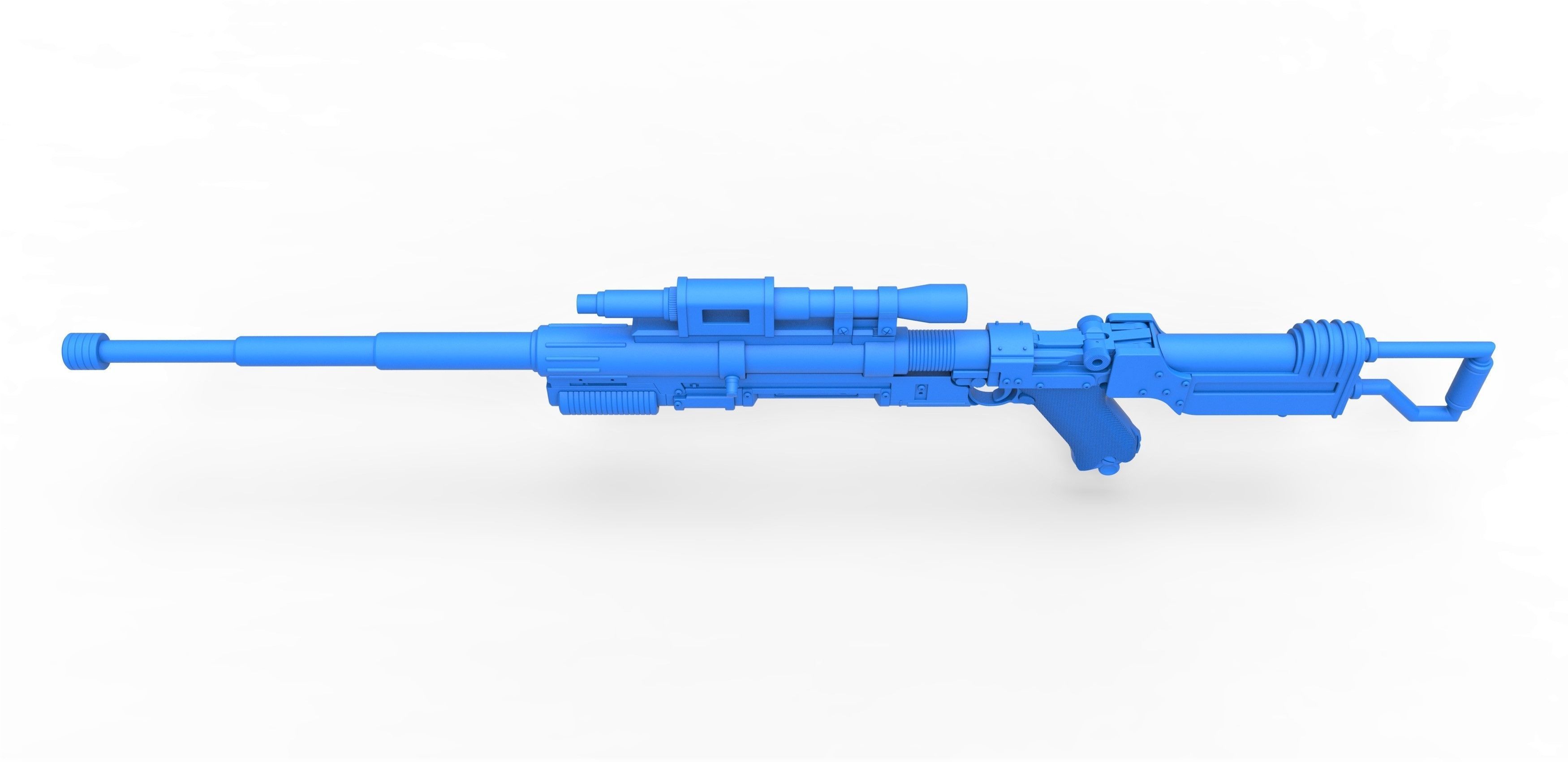 Blaster rifle A-180 from Star Wars 3D model_21