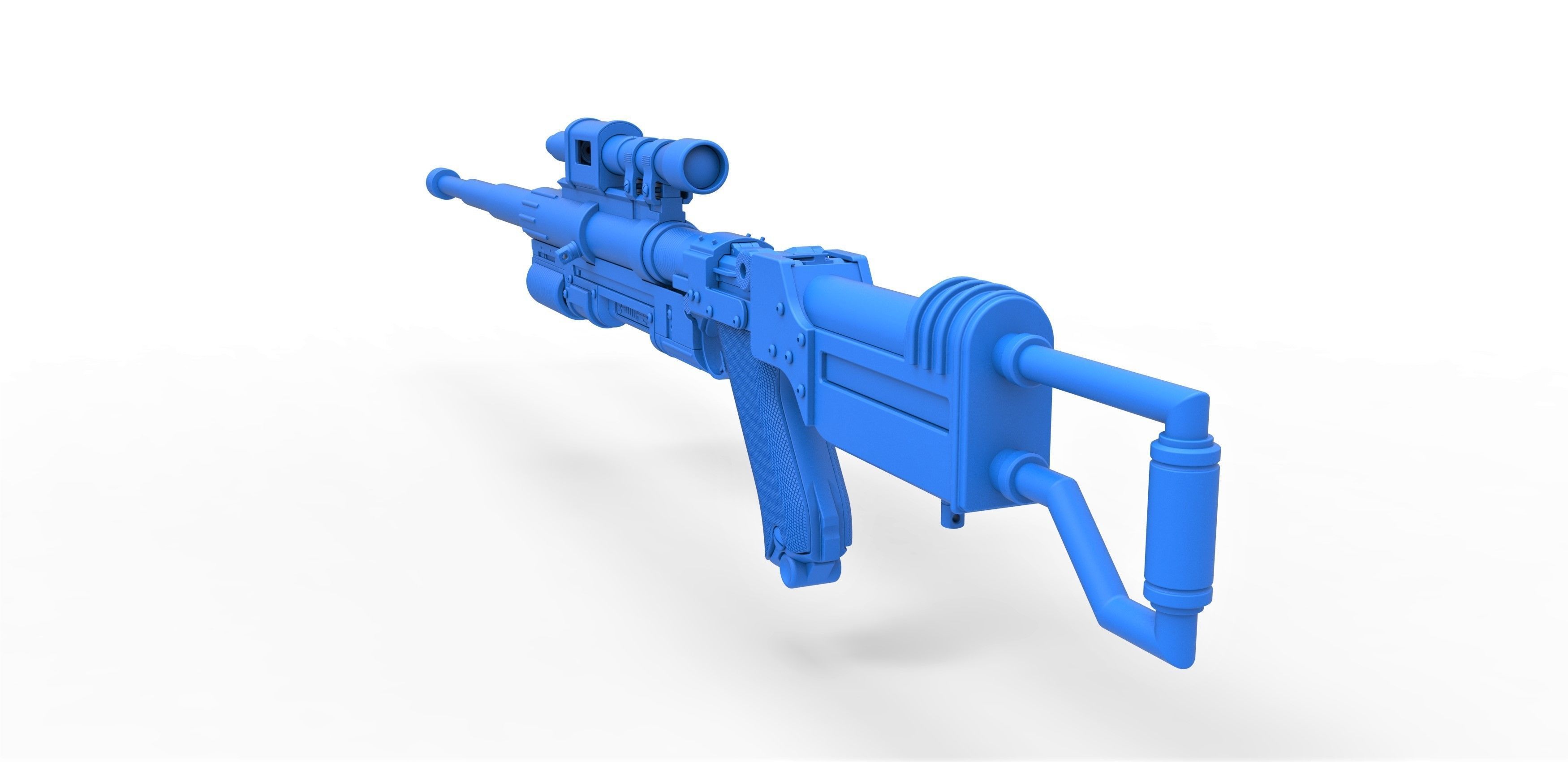 Blaster rifle A-180 from Star Wars 3D model_24
