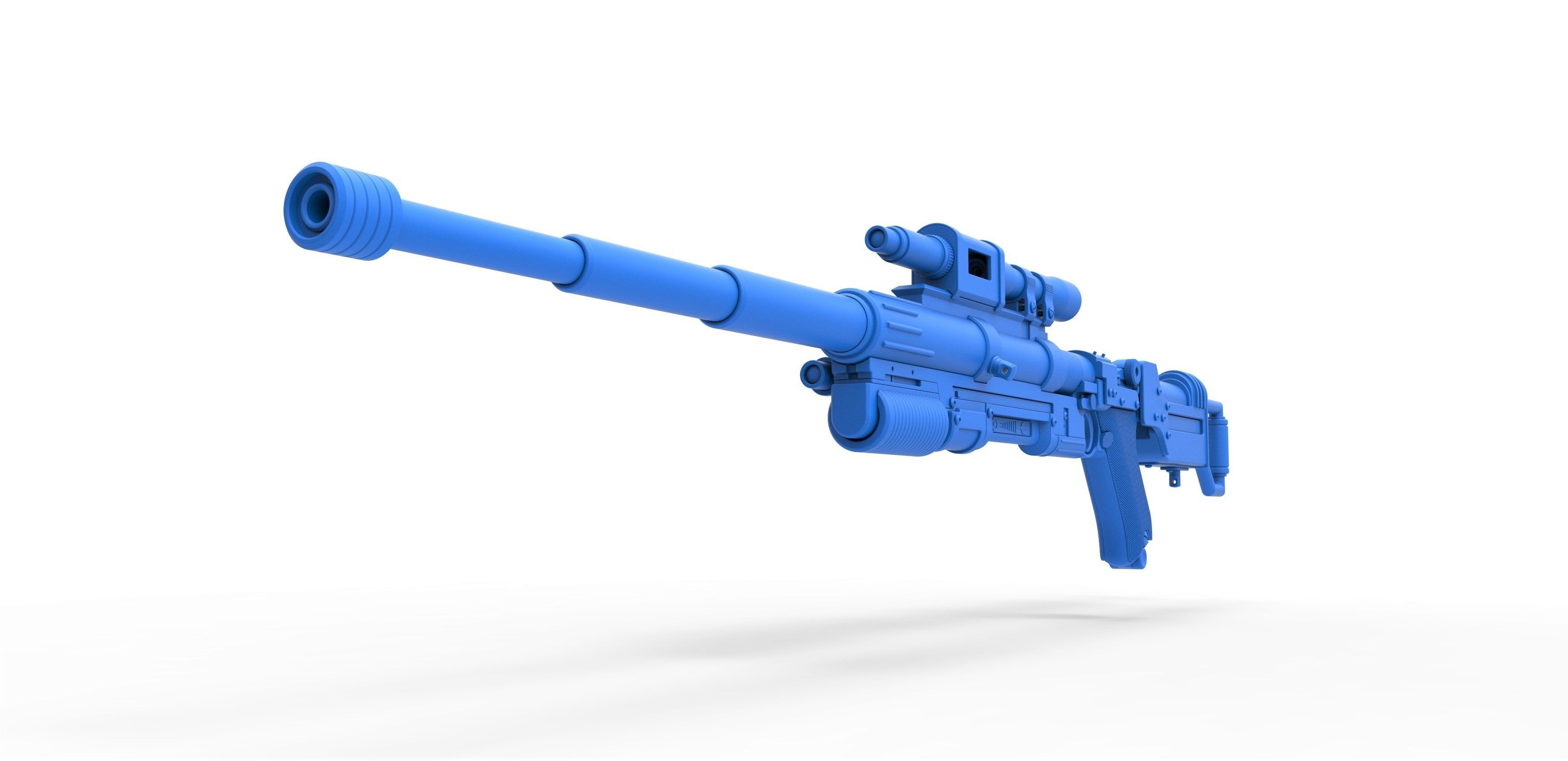 Blaster rifle A-180 from Star Wars 3D model_18