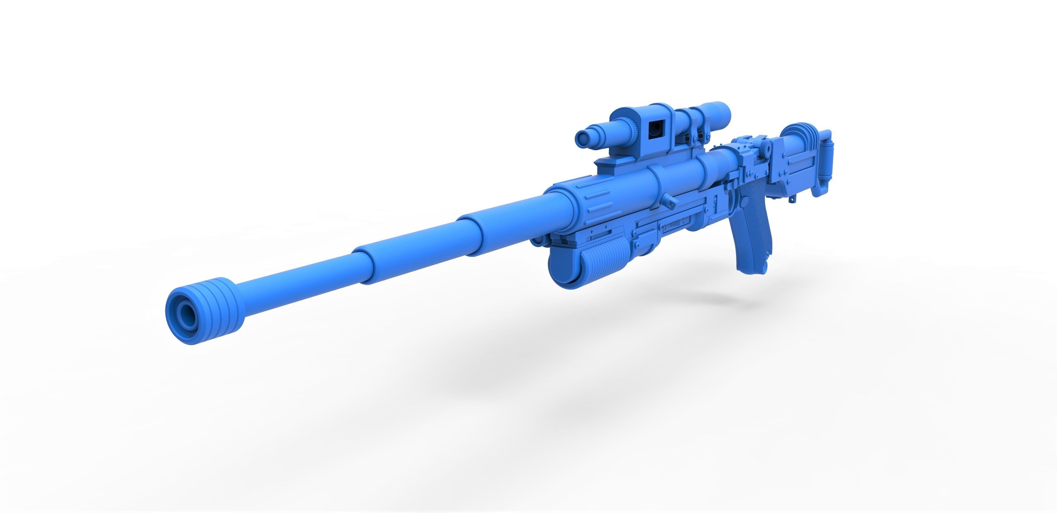 Blaster rifle A-180 from Star Wars 3D model_17