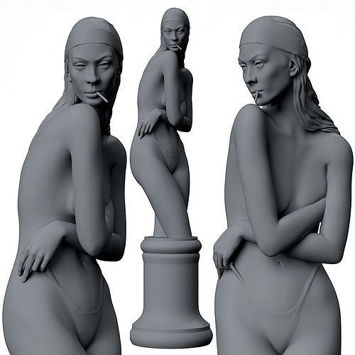 Girl Torso 3D print model