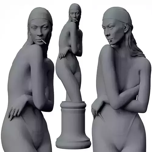 Girl Torso 3D print model