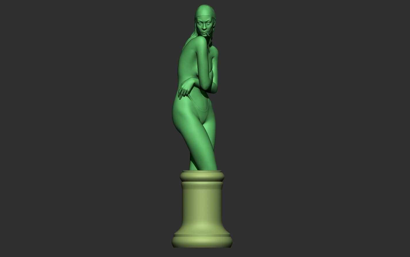 Girl Torso 3D print model_18