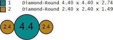 Solitaire rings in 5 styles and 11 sizes 3D print model_20