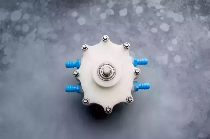 3D printed rotary air motor  3D print model