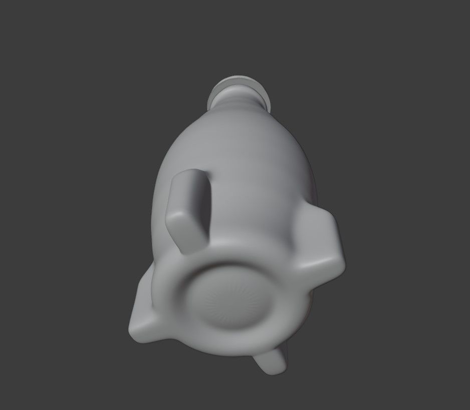 simple nuka cola keychain for 3d print Free 3D print model_1