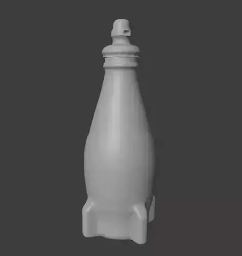 simple nuka cola keychain for 3d print