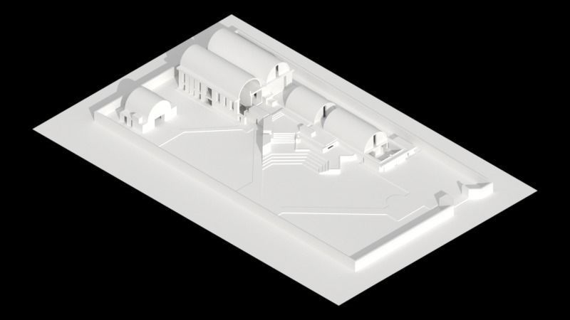 Doshi Sangath studio 3D model_4