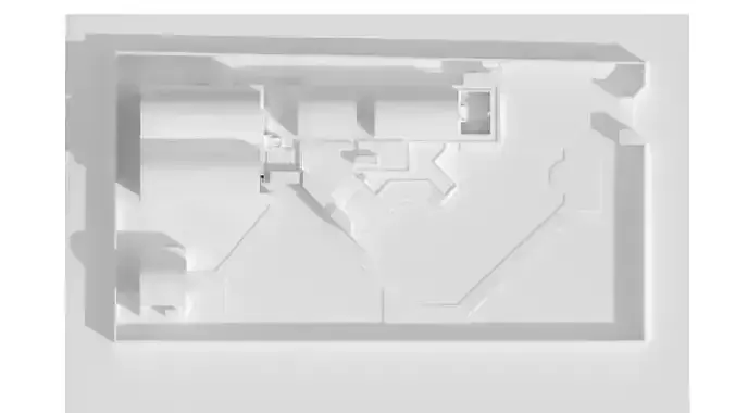 Doshi Sangath studio 3D model Doshi Sangath studio 3D model