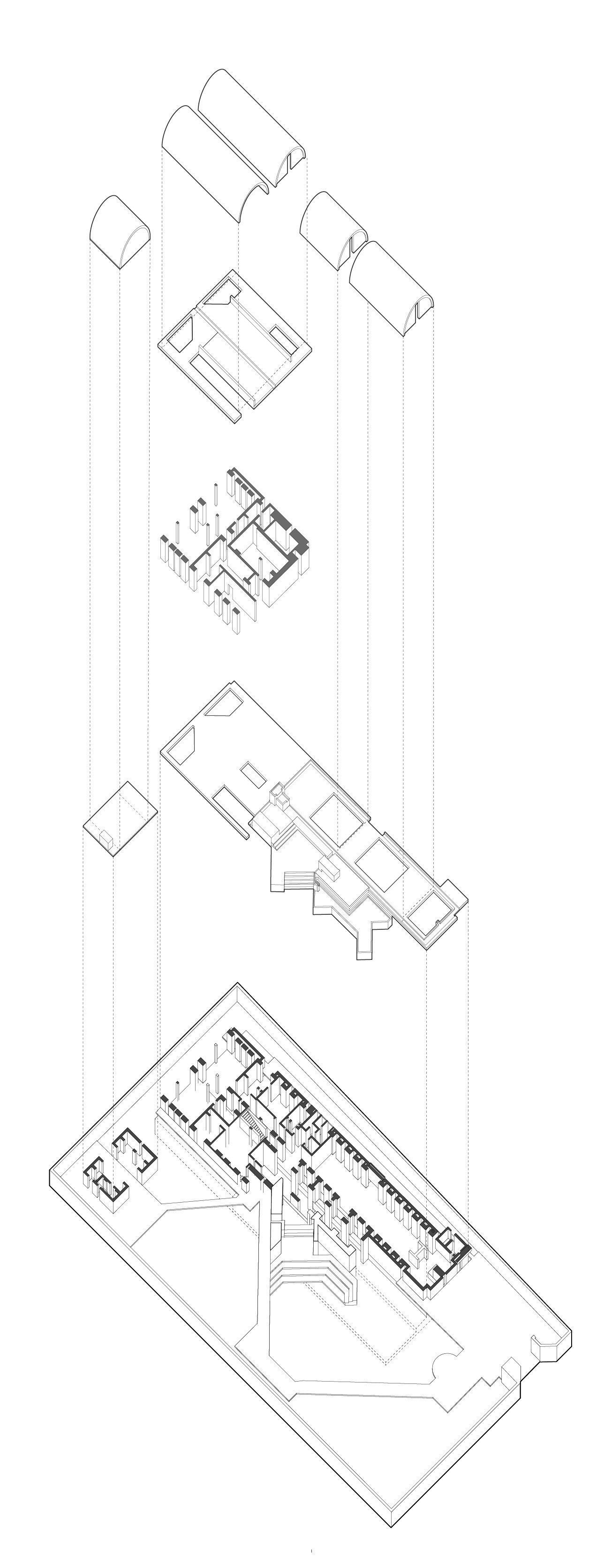 Doshi Sangath studio 3D model_1