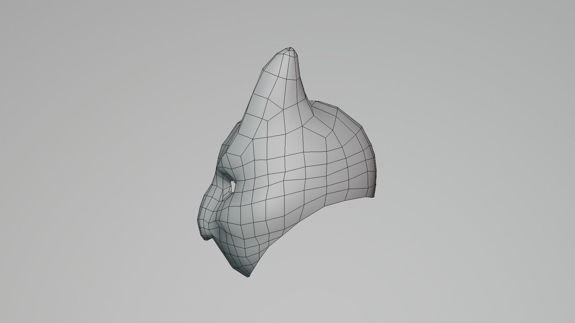 Boss Mask - Mascara de Jefe  - low poly Low-poly 3D model_8