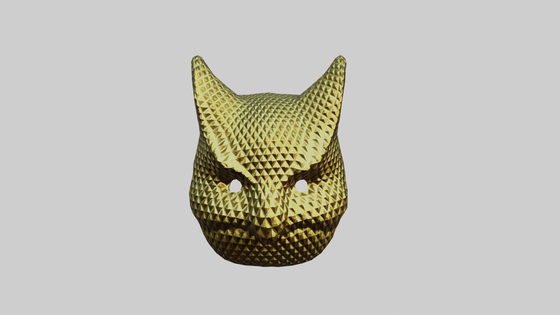Boss Mask - Mascara de Jefe  - low poly Low-poly 3D model_10
