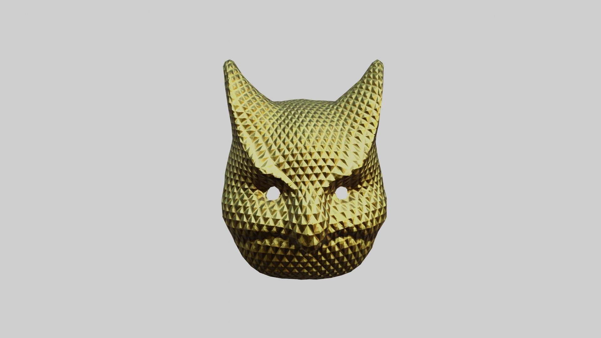 Boss Mask - Mascara de Jefe  - low poly Low-poly 3D model_1