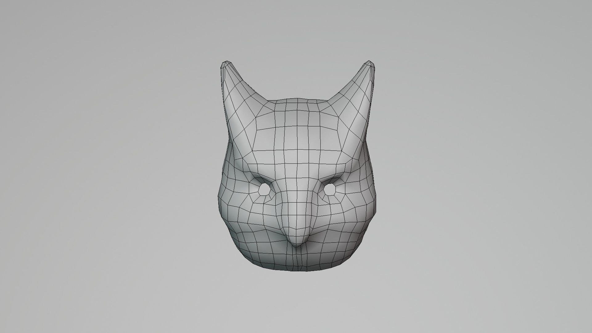 Boss Mask - Mascara de Jefe  - low poly Low-poly 3D model_6