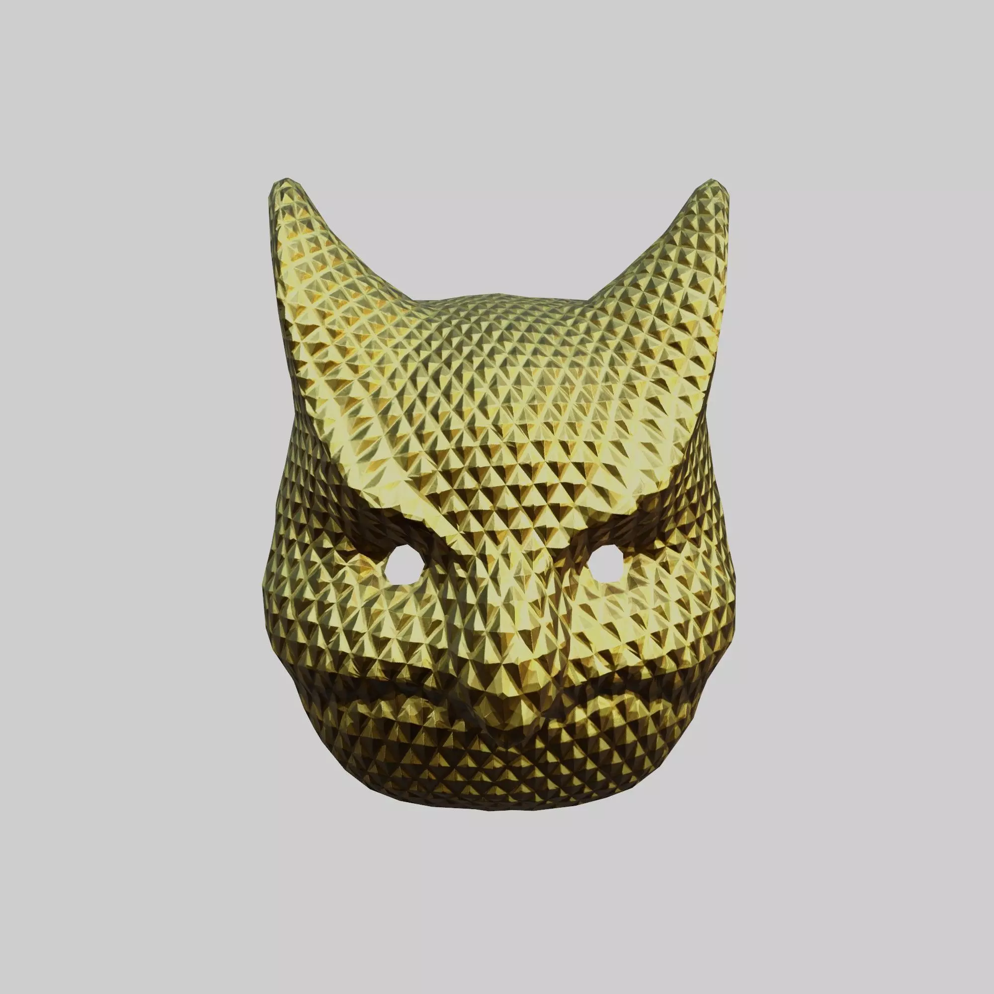 Boss Mask - Mascara de Jefe  - low poly Low-poly 3D model_0