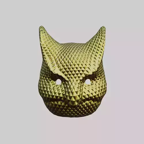 Boss Mask - Mascara de Jefe  - low poly Low-poly 3D model