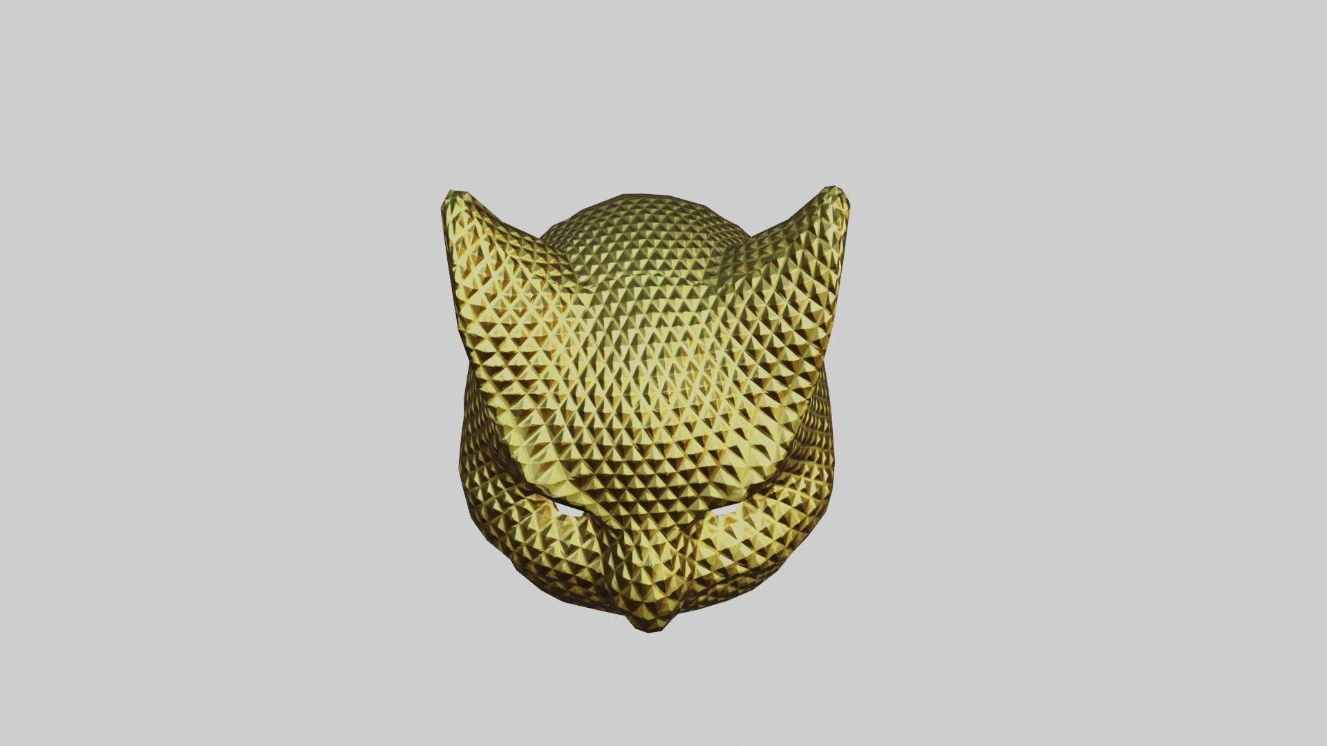 Boss Mask - Mascara de Jefe  - low poly Low-poly 3D model_4