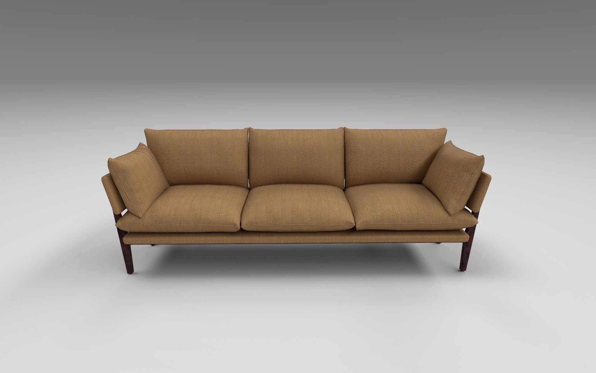 The Floyd Sofa West Elm Low-poly 3D model_2