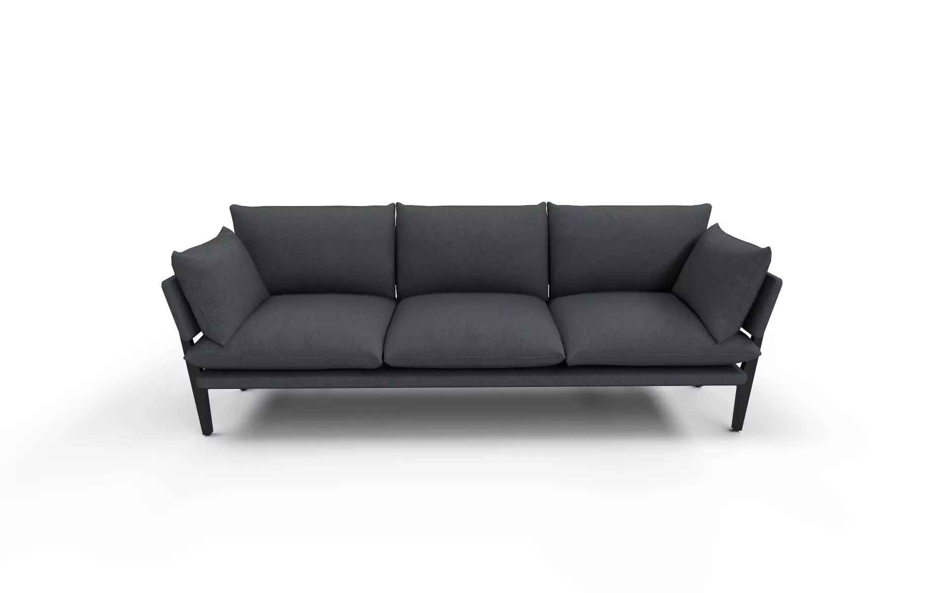 The Floyd Sofa West Elm Low-poly 3D model_0