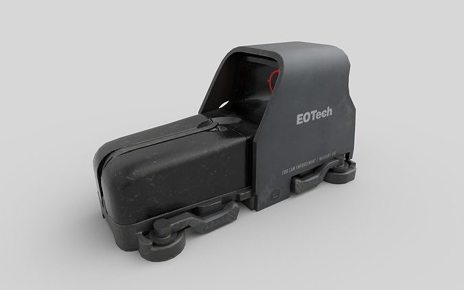 Eotech dot sight Low-poly 3D model