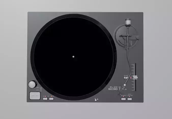 Record Turntable 3D model