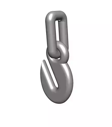 BIG RIG CHAIN LINK AND HOOK ACCESSORIES 3D print model