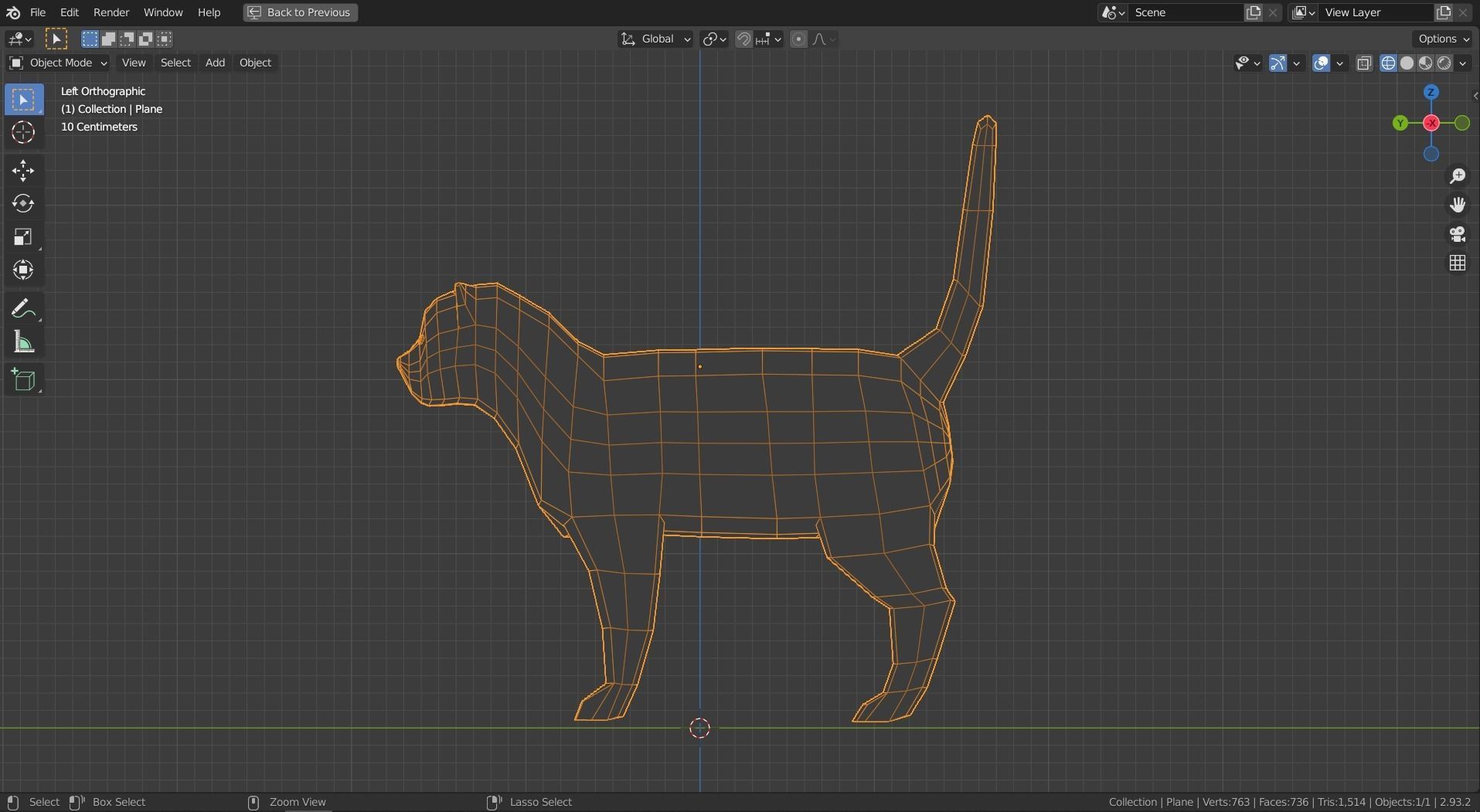 Low-poly Cat Low-poly 3D model_8