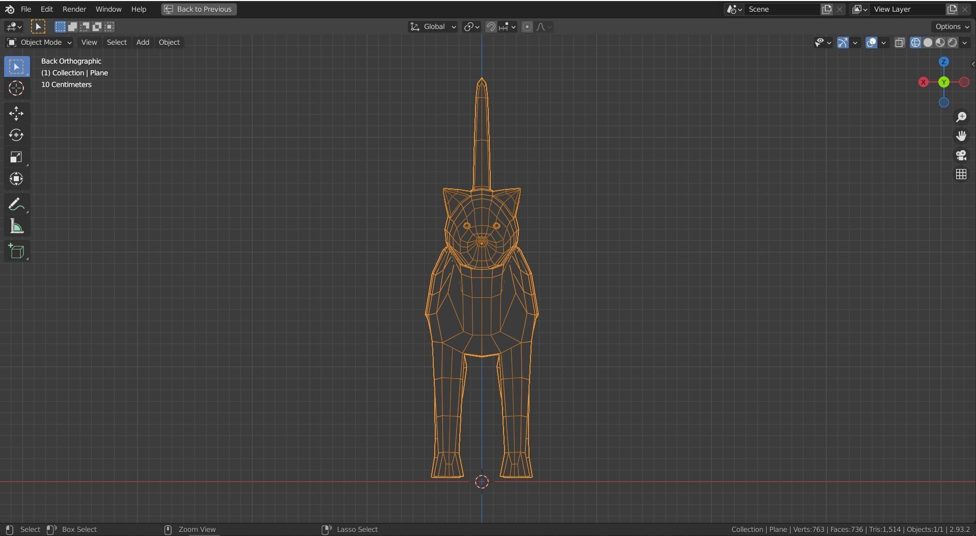Low-poly Cat Low-poly 3D model_10