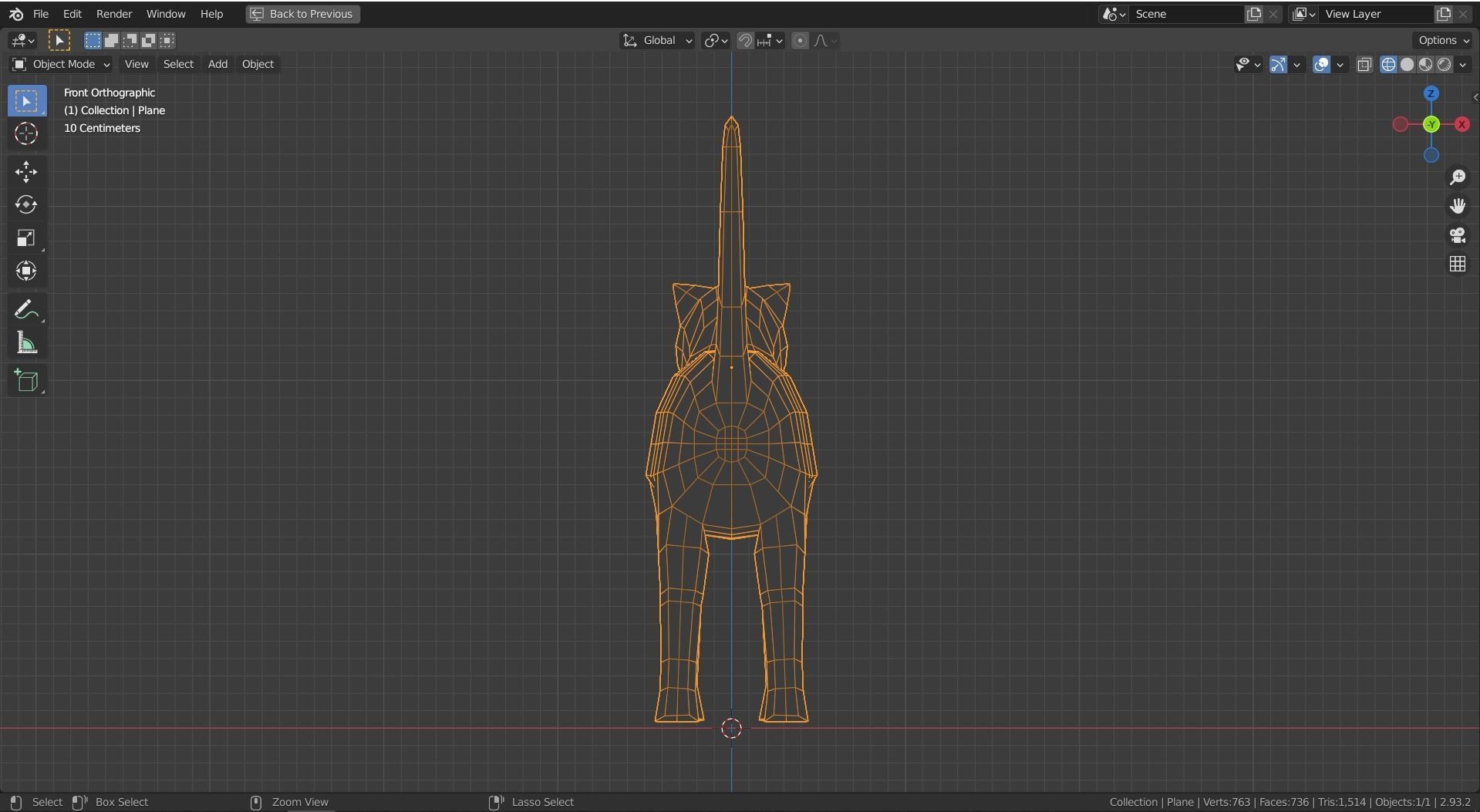 Low-poly Cat Low-poly 3D model_11