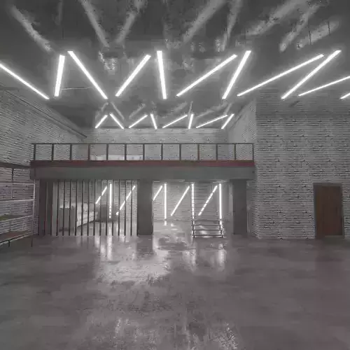 Warehouse loft 3D model