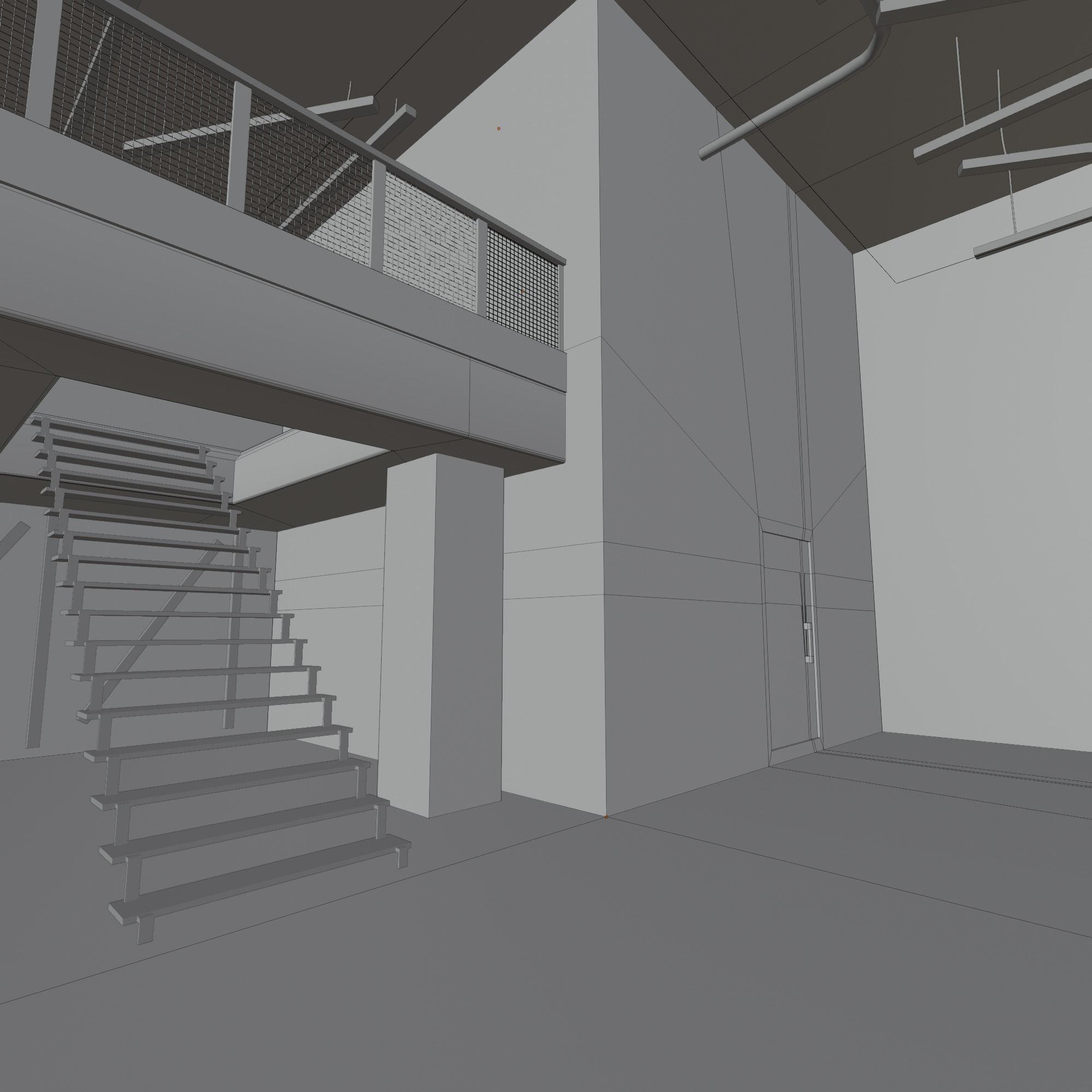 Warehouse loft 3D model_6