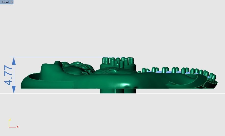 mother pendant 3D print model_10