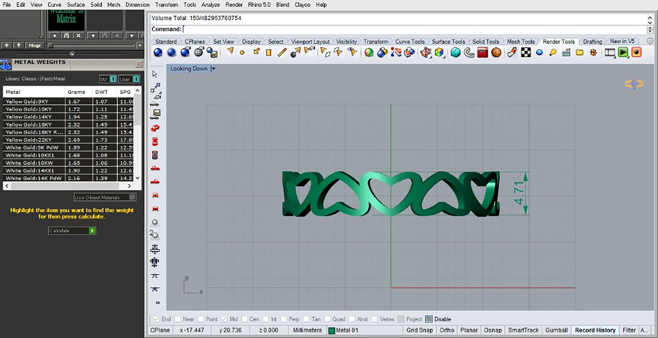 Ring R 04 3D print model_3