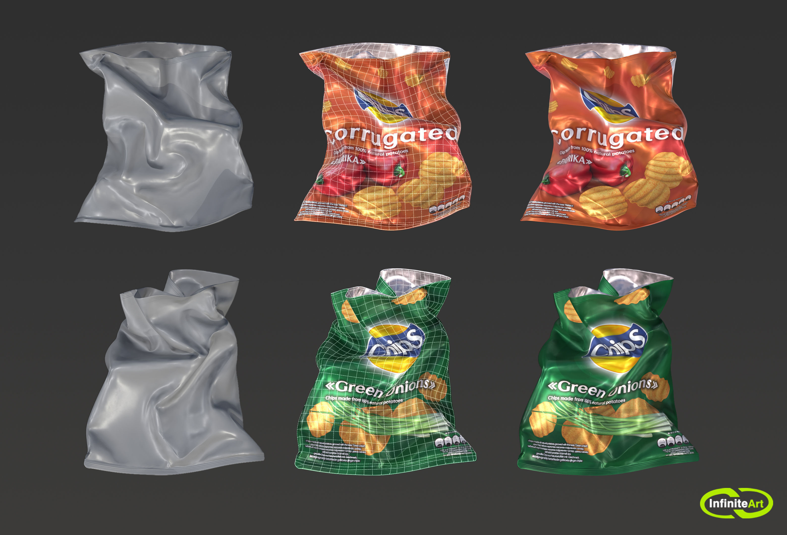 Packaging of chips 3D model_5