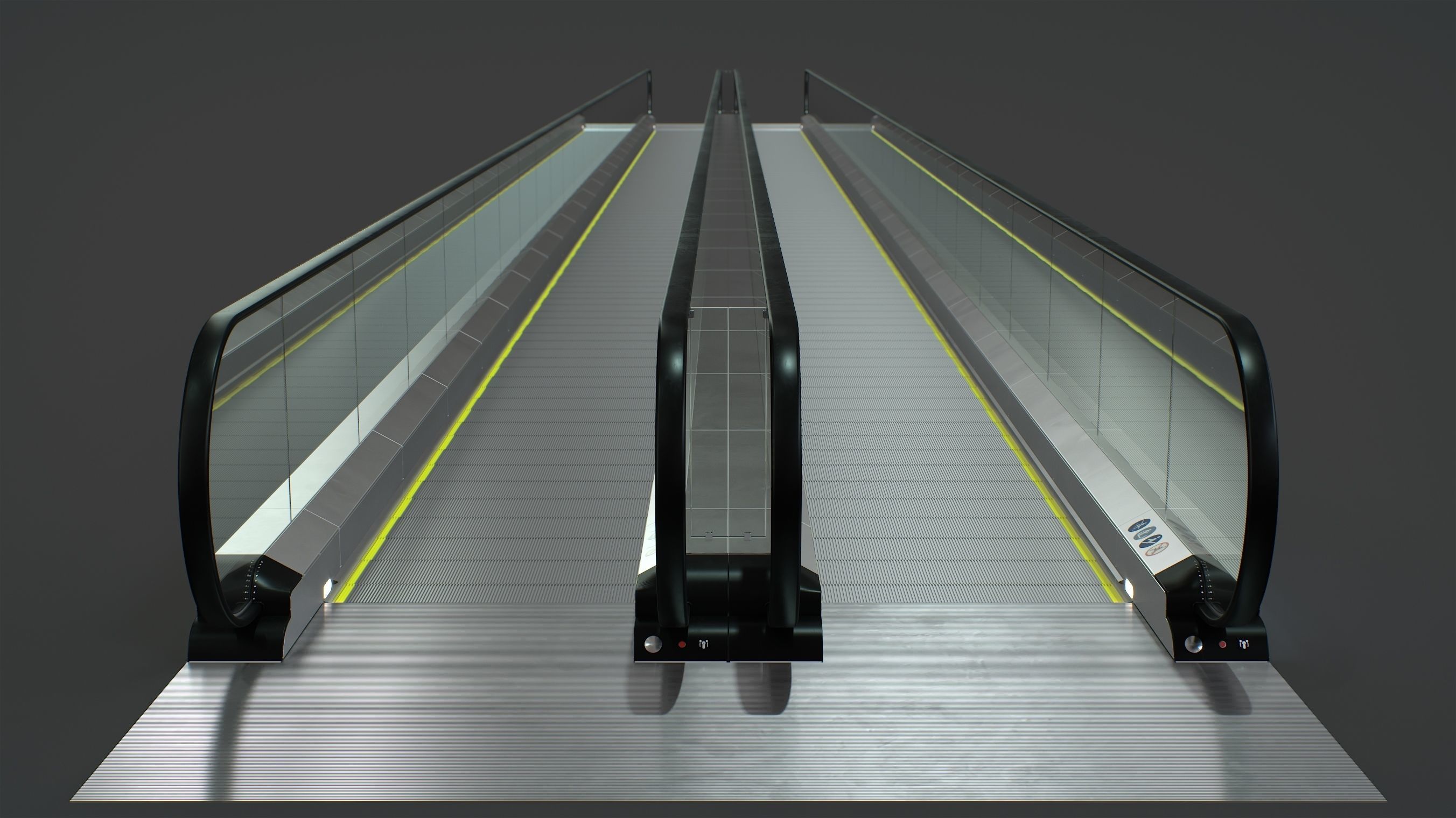 Horizontal Autowalk LMSRP-1400 3D model_2