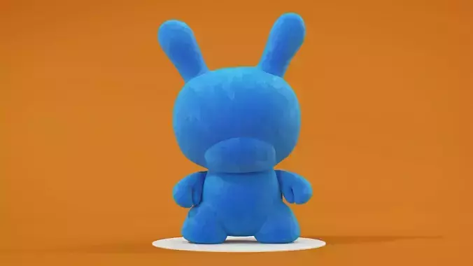 Kidrobot 20 inch Dunny Plush Cyan Edition