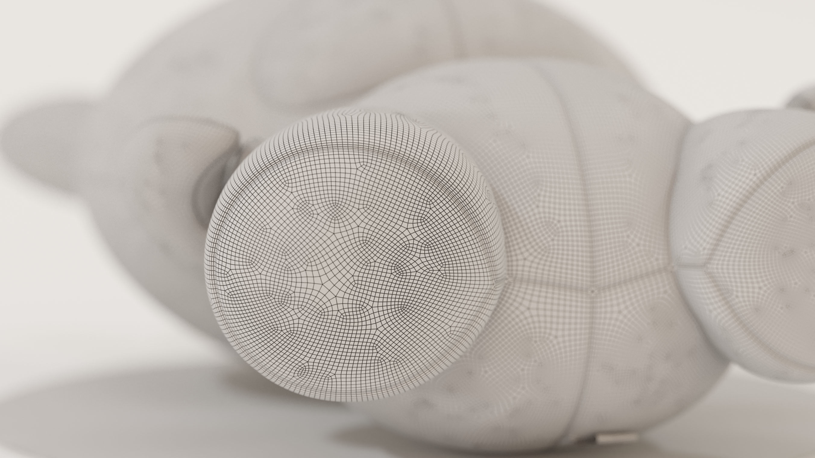 Kidrobot 20 inch Dunny Plush Cyan Edition 3D model_11